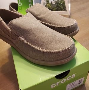 NWT Crocs Santa Cruz 2 Luxe -Khaki